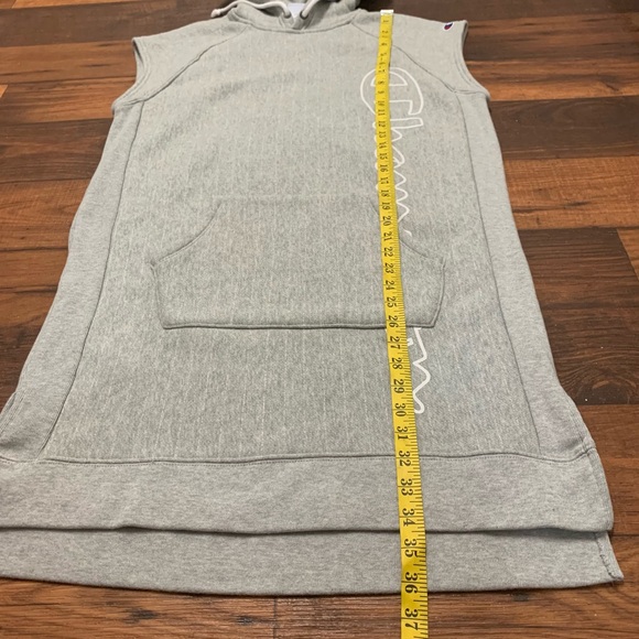 CHAMPION Dress Womens Size L Reverse Weave Hoodie Gray Pullover Sweatshirt - Picture 6 of 9